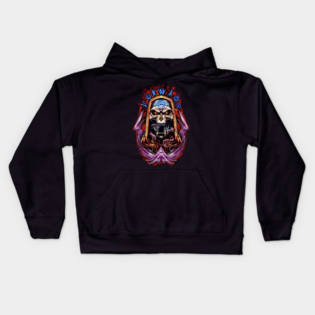 The Doom Bringer Kids Hoodie by Shawnsonart